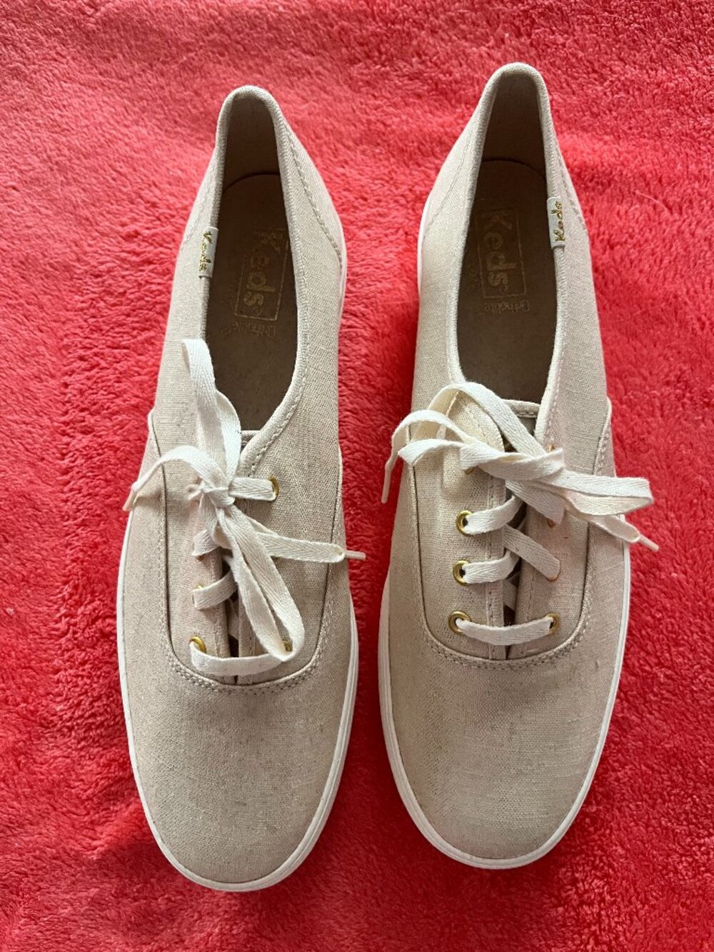 Keds Platform Gold Size 9